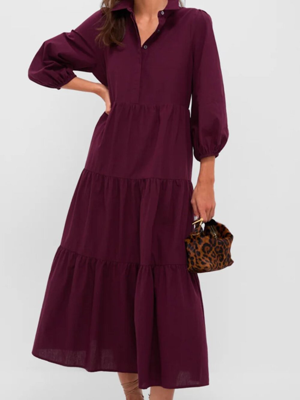 Tuckernuck Burgundy Dress - Picture 4 of 4
